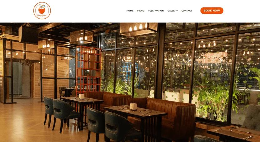 Orange Coconut website screenshot